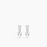 Drop Pear Huggies Silver