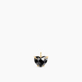 Black Heart Pendant Gold