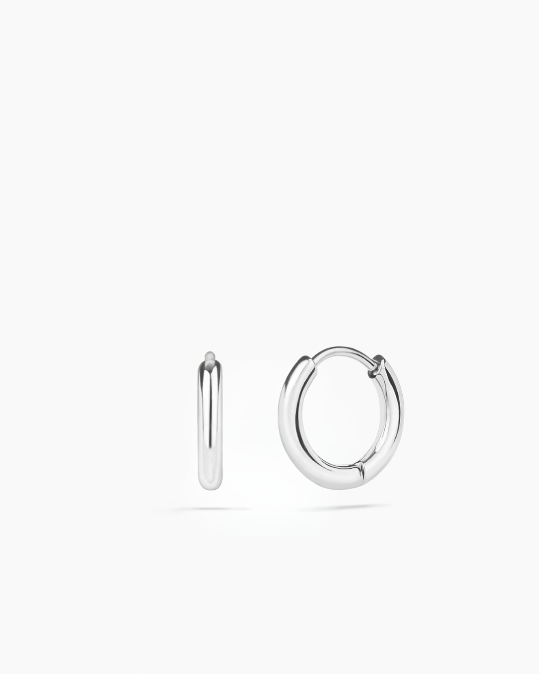 Mini Hoops Anello 10mm Basic Acciaio - Italia