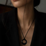 Yuki Necklace Black