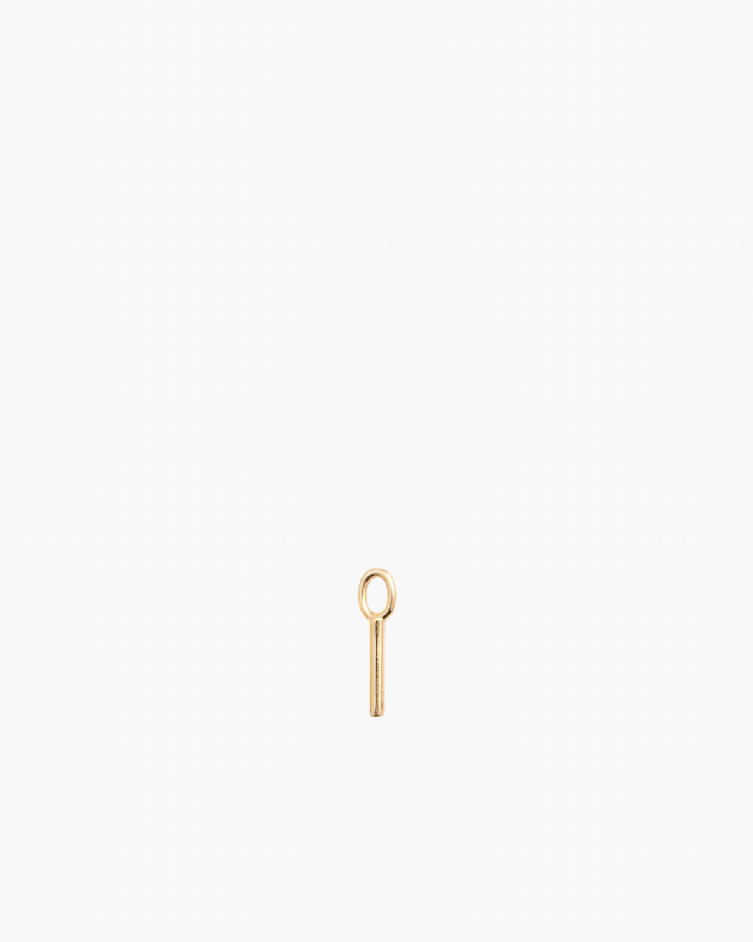 Letter Charm Gold