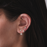 Double Eterno Earrings Gold