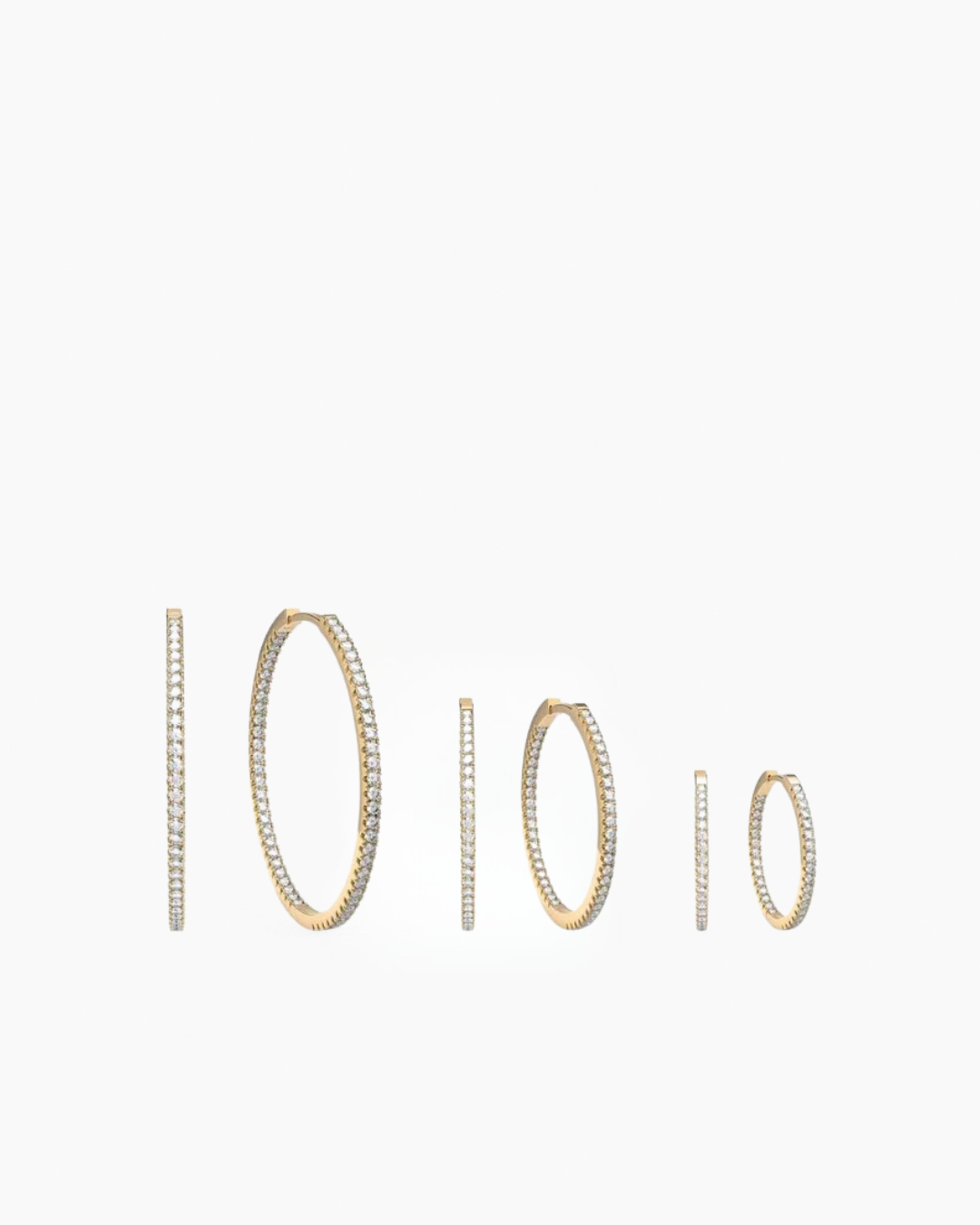 Stone Hoops Kit Gold – ANI Jewels