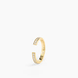 Aperto Pavé Ring Gold
