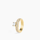 Double Sopra Pavé Ring Gold