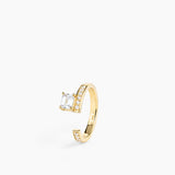 Sopra Aperto Pavé Ring Gold