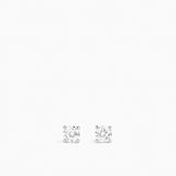 Stud Earrings Silver - 6 mm