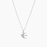 Swallow Necklace Silver