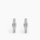 Solitaire Huggies Silver