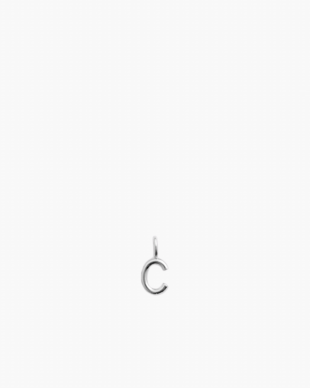 Letter Charm Silver