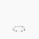 Aperto Pavé Ring Silver