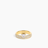 Double Sopra Pavé Ring Gold