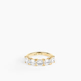 Half Emerald Ring Gold