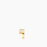 Emerald Ear Cuff Gold