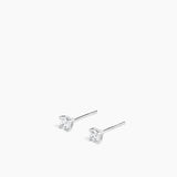 Stud Earrings Silver - 6 mm