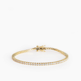 Tennis Bracelet Gold 2 mm