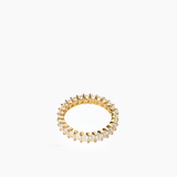 Eternity Baguette Ring Gold
