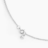Emerald Necklace Silver