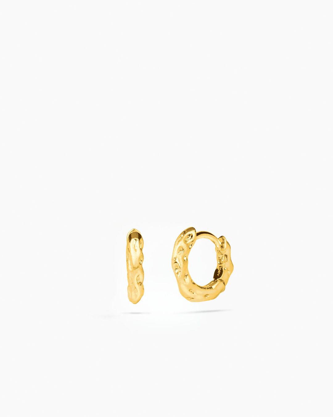 Sole Huggie Hoops Gold