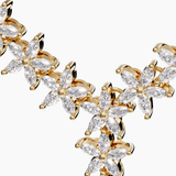 Flower Necklace Gold