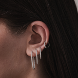 Eterno Hoops 25mm Silver