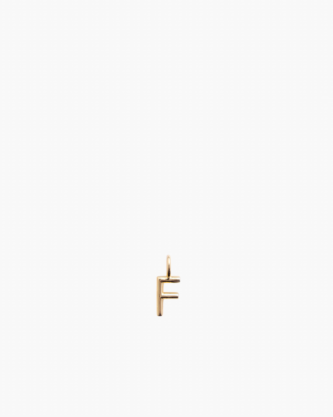 Letter Charm Gold