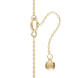 Flower Pendant Necklace Gold