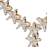 Flower Necklace Gold