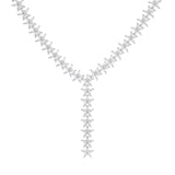 Flower Necklace Silver