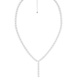 Flower Necklace Silver
