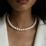 Cream Bead Necklace