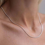 Flat Chain Silver