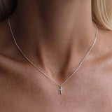 Cross Charm Silver
