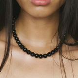 Black Pearl Necklace