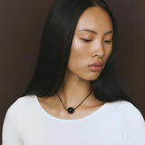 Single Black Pearl Necklace