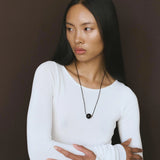 Single Black Pearl Necklace