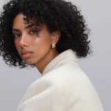 Draped Earrings Gold