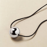 Orb Necklace Silver