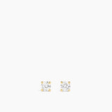 Stud Earrings Gold - 4 mm
