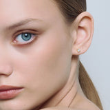 Stud Earrings Gold - 4 mm