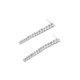 Drip Earrings Silver