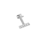 Long Stone Labret Silver