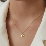 Lock Charm Gold