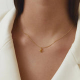 Swallow Charm Gold