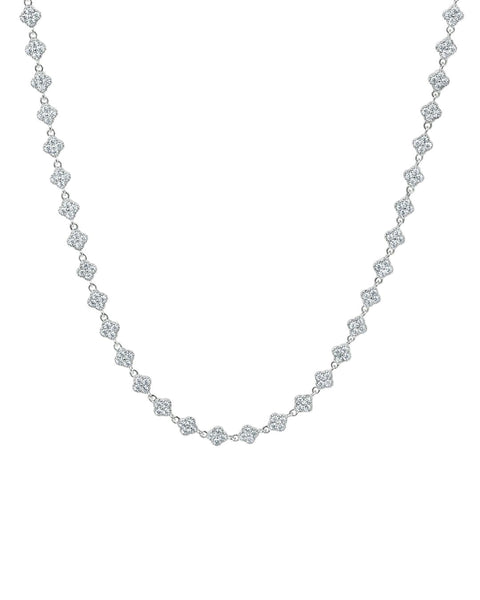 Blossom Necklace Silver | ani-jewels.com | Bianca Ingrosso