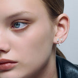 Pear Studs Medium Gold