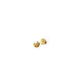Stud Earrings Gold - 3 mm