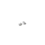 Stud Earrings Silver - 3 mm