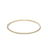Stone Cuff Bracelet Gold
