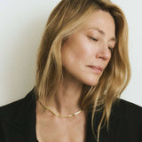 Herringbone Necklace Gold